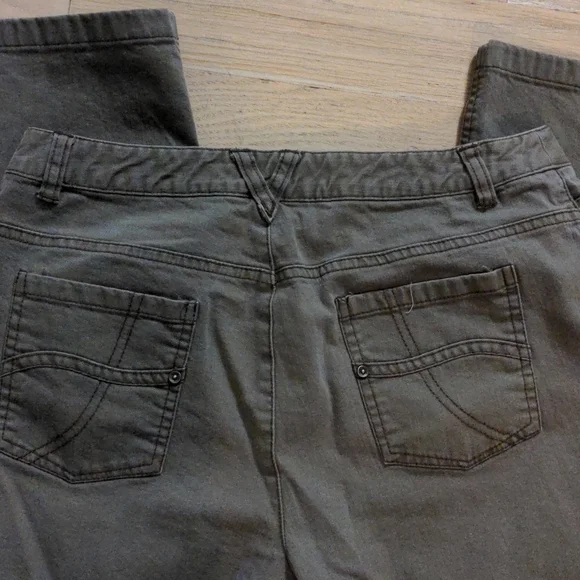 Tribal Jeans Stretch-Extensible Khaki Color Size 10P - Picture 5 of 5